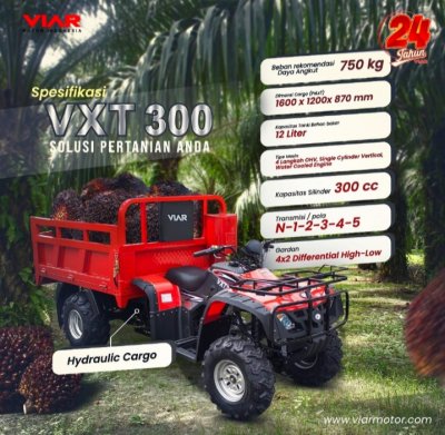 Viar VXT 300 : JADI MAKIN MUDAH &amp; EFEKTIF MEMBAWA HASIL PERKEBUNAN