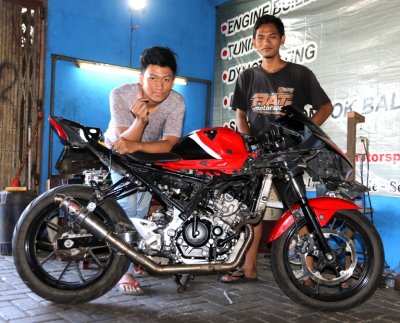 Squad RAT Motosport, Sidoarjo. Mulai merambah aplikasi double injector &amp; perkembangan inovasi Fuel injection.