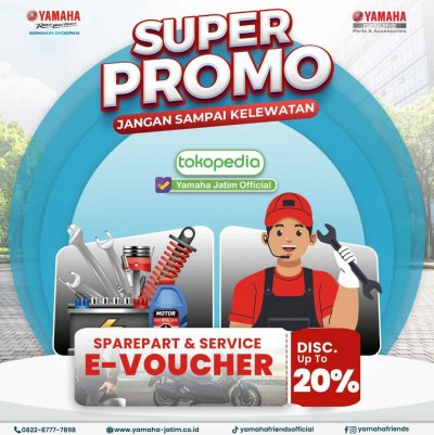 YAMAHA STSJ BERIKAN DISKON AWAL TAHUN DI TOKOPEDIA