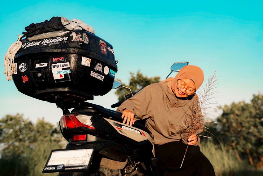 Wanita Penjelajah Nusantara Buktikan Yamaha GEAR ULTIMA Irit dan Tangguh untuk Touring 566 KM