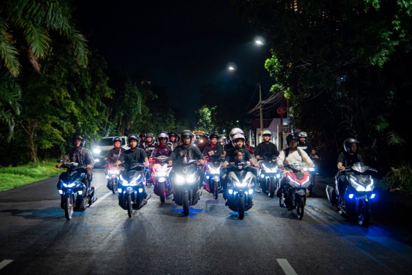AEROX STARLIGHT “NIGHTZONE” Tampilkan Gaya Hidup Sporty Urban Pengguna AEROX di Surabaya