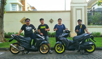 M-Bro Garage. Kompak menyelesaikan tugas akhir, dengan topik double injector &amp; pengaruh perubahan timing VVA. 