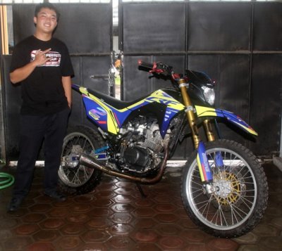 Fino Owner CRF 150. Andalkan kapasitas mesin standard korek harian.  