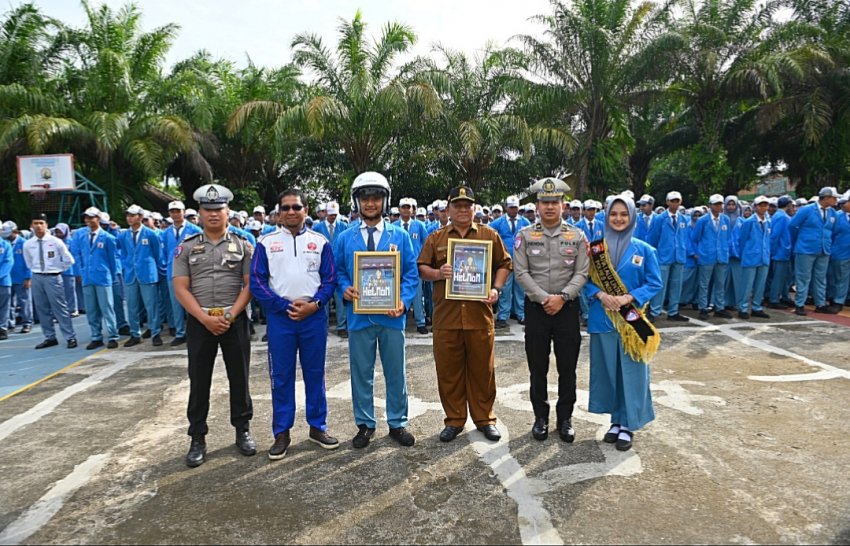 Sinergi Keselamatan, MPM Honda Jatim Dukung Program HELMON Polres Pasuruan