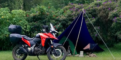 Suzuki V-Strom 250SX : RINGAN TAKLUKAN MEDAN OFF ROAD, MEMBURU  SPOT CAMPING