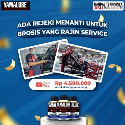 ADA REZEKI BAGI KONSUMEN YAMAHA YANG RAJIN SERVICE !