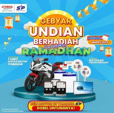 GEBYAR UNDIAN BERHADIAH ON THE WAY RAMADHAN, YAMAHA STSJ SIAPKAN HADIAH MEMUKAU