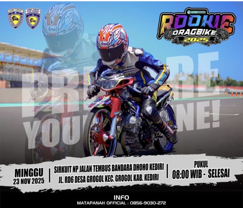 Preview Matapanah Rookie Drag Bike 2025, Kediri : TETAP JADI PRIMADONA PEMUJA TOP SPEED