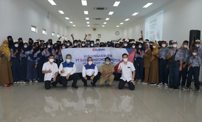 BERI EDUKASI MENGENAI INOVASI &amp;  MANUFAKTUR OTOMOTIF,  SUZUKI AJAK PELAJAR KUNJUNGI PABRIK PEMBUATAN MOBIL