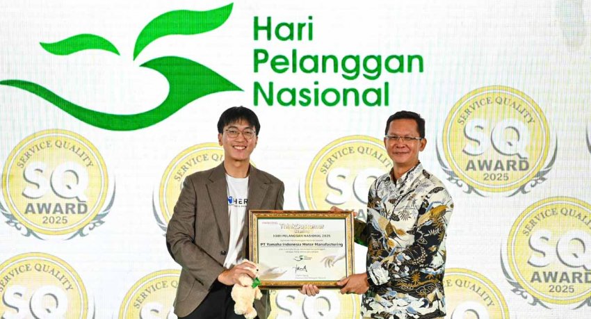 Berikan Layanan Servis Terjamin dan Terpercaya, Yamaha Raih Penghargaan