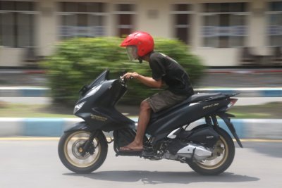 PCX 150. Hasil modifikasi RAT Motorsport, Sidoarjo, spesial untuk menjawab tantangan Matic Street Performa.