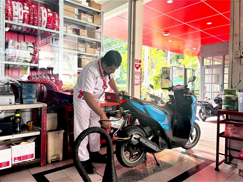 Program I’m Important, MPM Honda Jatim Ajak Konsumen Peduli Lingkungan Lewat Uji Emisi Gratis