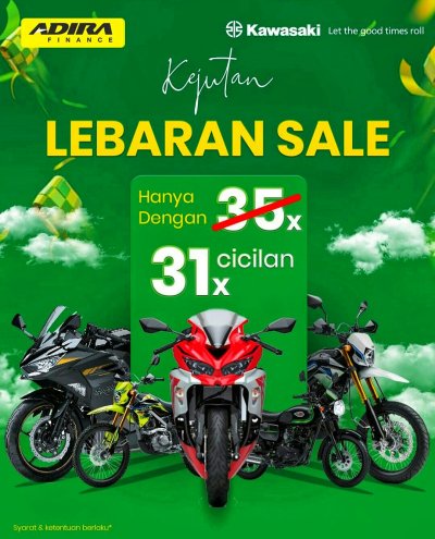Kawasaki PT. Surapita Unitrans, Jatim : AMAZING "PROMO BERKAH LEBARAN", BURUAN MERAPAT !