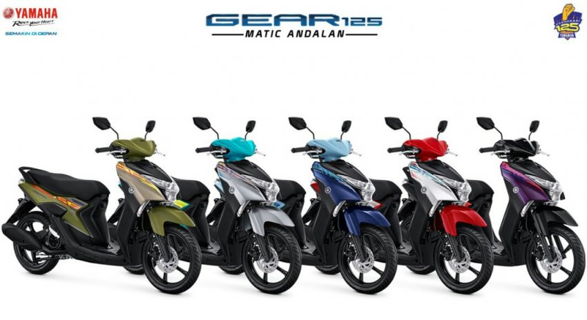 WARNA BARU YAMAHA GEAR 125 SUDAH DAPAT DILIHAT DI DEALER YAMAHA JATIM DAN NUSRA