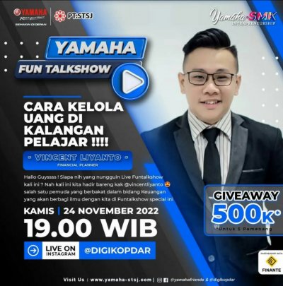 Yamaha STSJ : PELAJAR WAJIB TAHU CARA MENGELOLA UANG