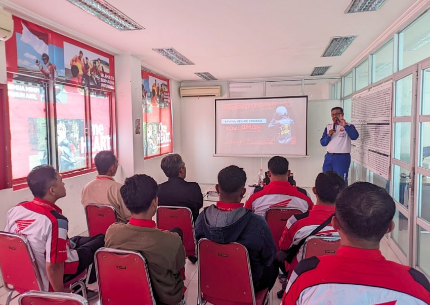 MPM Honda Jatim Adakan Training for Trainer Edukasi Keselamatan Berkendara untuk Jaringan Dealer di Tuban