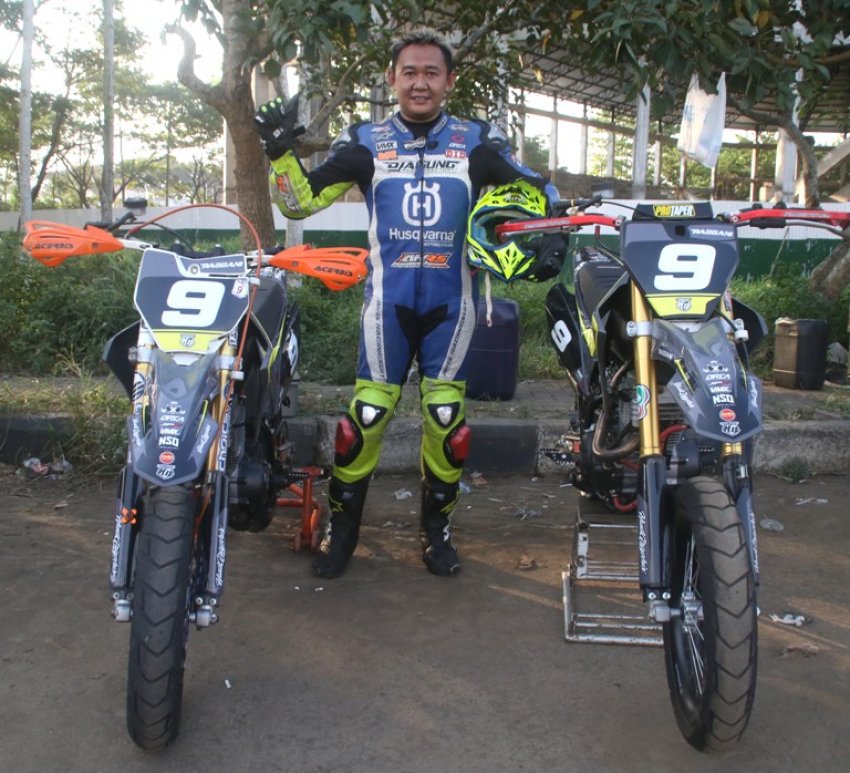 Honda CRF 150L - Djagung Rabbani MX Javamuda Export Supermoto Team, Malang : MELENGKAPI FORMASI KOMPETISI SUPERMOTO 155 CC & DIBACK UP PAK CONK
