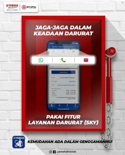 JAGA-JAGA DALAM KEADAAN DARURAT, MANFAATKAN FITUR LAYANAN SKY