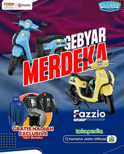 YAMAHA STSJ BAGIKAN DISKON SPESIAL KEMERDEKAAN DI TOKOPEDIA