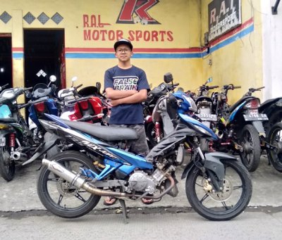 Sodikun RAT Motorsport, Sidoarjo. Mengapresiasi MX 135LC sebagai basic 4 tak yang sensasional.  