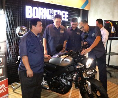 Peluncuran All New Yamaha XSR 155 cc, Surabaya. Sambutan luar biasa, sebagai jawaban minat pasar yang tinggi terhadap sport retro di metropolis.