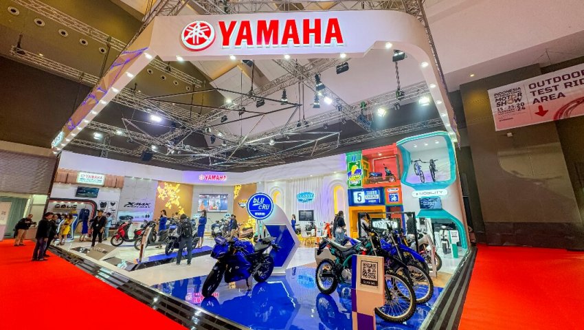 Daya Pikat Booth Yamaha di IIMS 2024, Mulai Dari Varian Warna Baru Hingga Banjir Promo Spesial