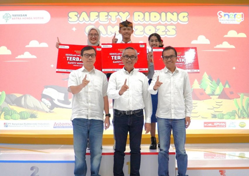 SR Lab SMK Muhammadiyah 1 Kepanjen Raih Terbaik 2 Nasional di Safety Riding Camp 2025