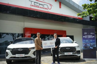 Chery Indonesia &amp; Tekno Body Repair Siap Layani Konsumen untuk Perbaikan Bodi Sampai Repaint