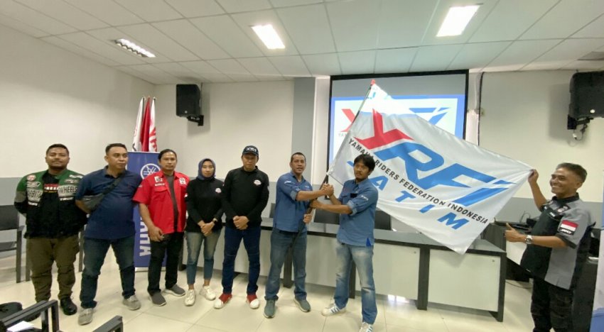 DEKLARASI PENGURUS YRFI JATIM DI SENTRAL YAMAHA DUPAK