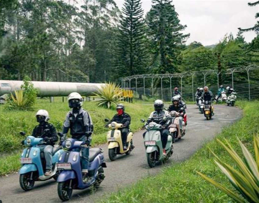 Worry ! Healing ke Swiss van Java Jadi Semakin Syahdu Bareng Warna Terbaru Classy Yamaha