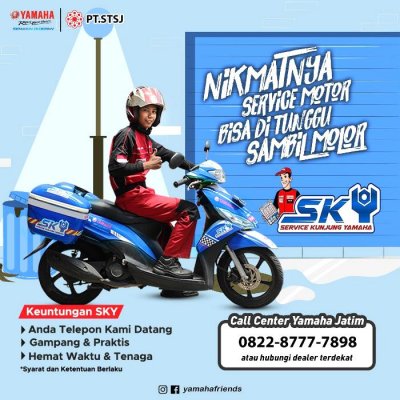 Service Kunjungan Yamaha. Setia mengawal konsumen Yamaha untuk melangsungkan maintenance di rumah &amp; disiapkan aplikasi yang memudahkan.