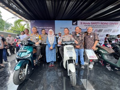 MPM Honda Jatim Bersinergi Dengan  Kepolisian, Wujudkan Budaya Cari_Aman Berkendara