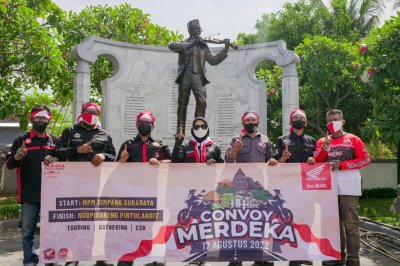 Kobarkan Semangat Kemerdekaan, Komunitas Honda Rayakan Kemerdekaan Dengan Turing &amp; Berbagi