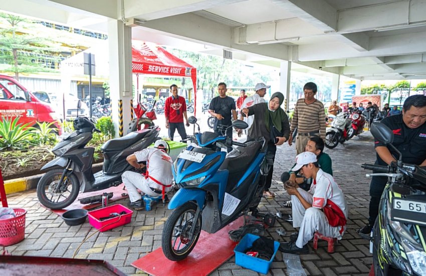 MPM Honda Jatim Lanjutkan Kepedulian untuk Disabilitas, Gelar Service & Ganti Oli Gratis di MPM Sedati