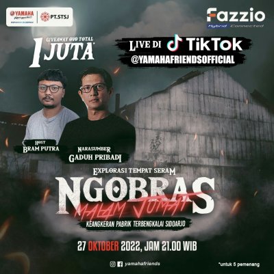 NGOBRAS MALAM JUMAT, KULIK KEANGKERAN PABRIK TERBENGKALAI