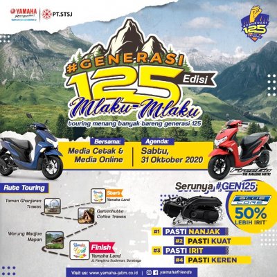 PT. Surya Timur Sakti Jatim : TOURING GENERASI 125, PEMBUKTIAN DI TANJAKAN &amp; PENGUJIAN KONSUMSI BAHAN BAKAR