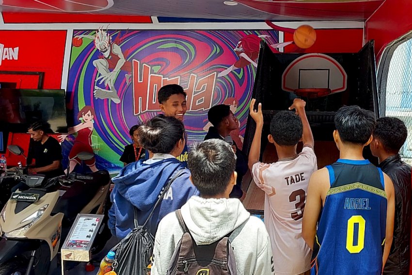 Ramaikan Honda DBL 2026 Seri Kupang, Booth Honda Hadirkan Promo dan Riding Test