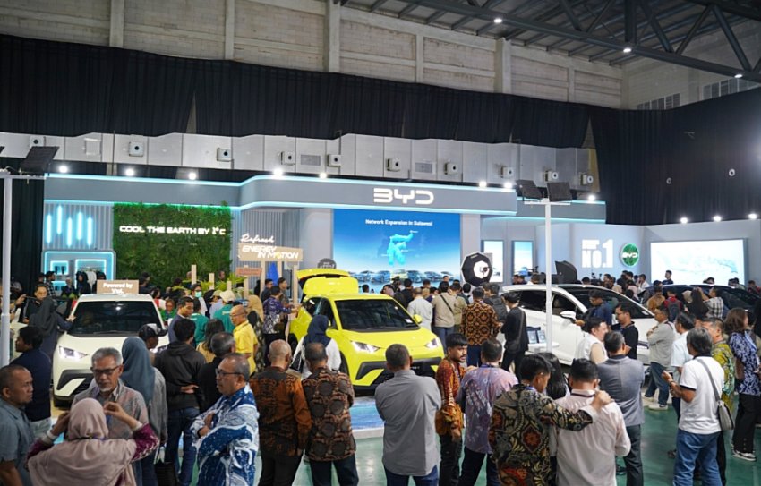 BYD Jadi Kontributor Utama Pertumbuhan Kendaraan Listrik Nasional, Lanjutkan Ekspansi ke Kawasan Timur Di GIIAS Makassar 2025