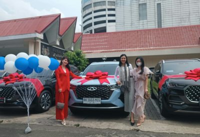 Sebanyak 10 Kunci CHERY TIGGO PRO Series, Diserahkan Kepada KonsumenMedan dan Siap Mengaspal