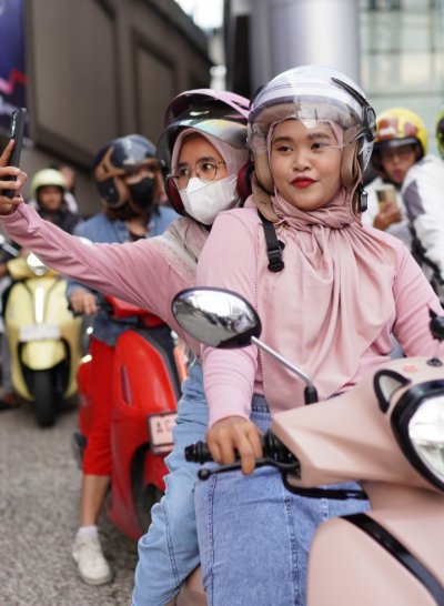STYLISH ON THE ROAD YAMAHA GRAND FILANO HYBRID : Sukses Gaet Antusiasme Komunitas &amp; Milenial Muda Surabaya