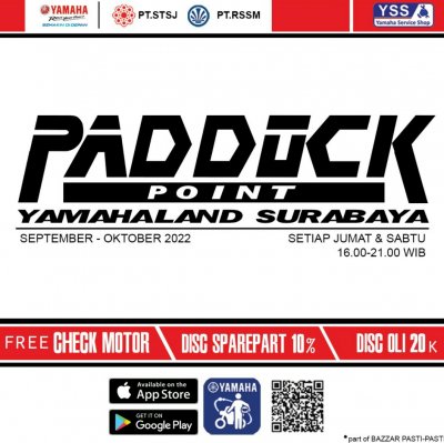 Yamaha STSJ : MANJAKAN KONSUMEN, HADIRKAN PADDOCK POINT DI YAMAHALAND SURABAYA