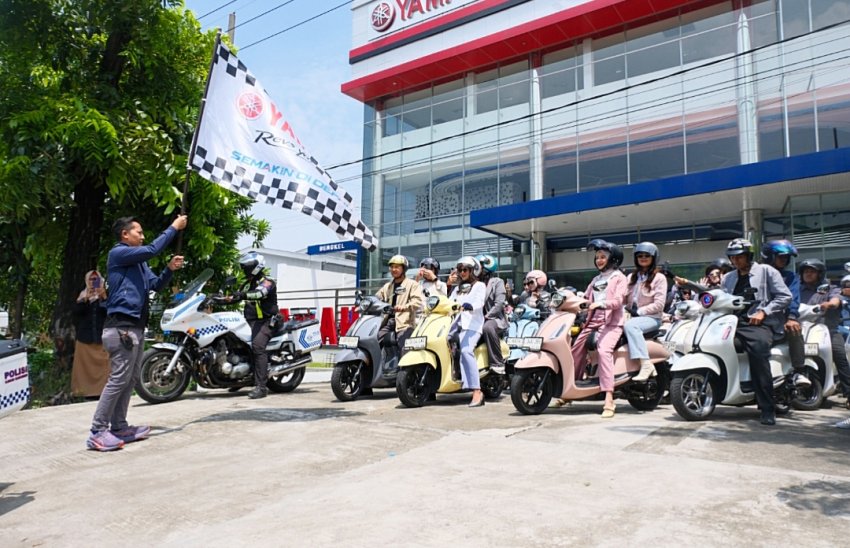Yamaha STSJ Ajak Puluhan Riders Grand Filano Menyatu dengan Trend Padel di “Stylish On The Road”