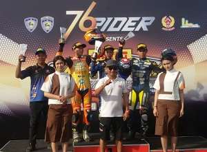 Kejurnas Motoprix 2019. Tim ART Jogja berjaya menyadet dua gelas nasional sekaligus.