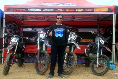 Setyawan - STW Honda Kaisar Motor JP Racing Koizumi GHMS CLD Racing Pirelli GTX Team, Sidoarjo : BIG BOSS PALING LOYAL &amp; SUKSES MEMBERI PENCERAHAN PELAKU GRASSTRACK TANAH AIR