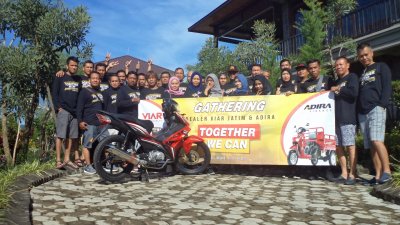Temu kangen jajaran dealer Viar se-Jatim.