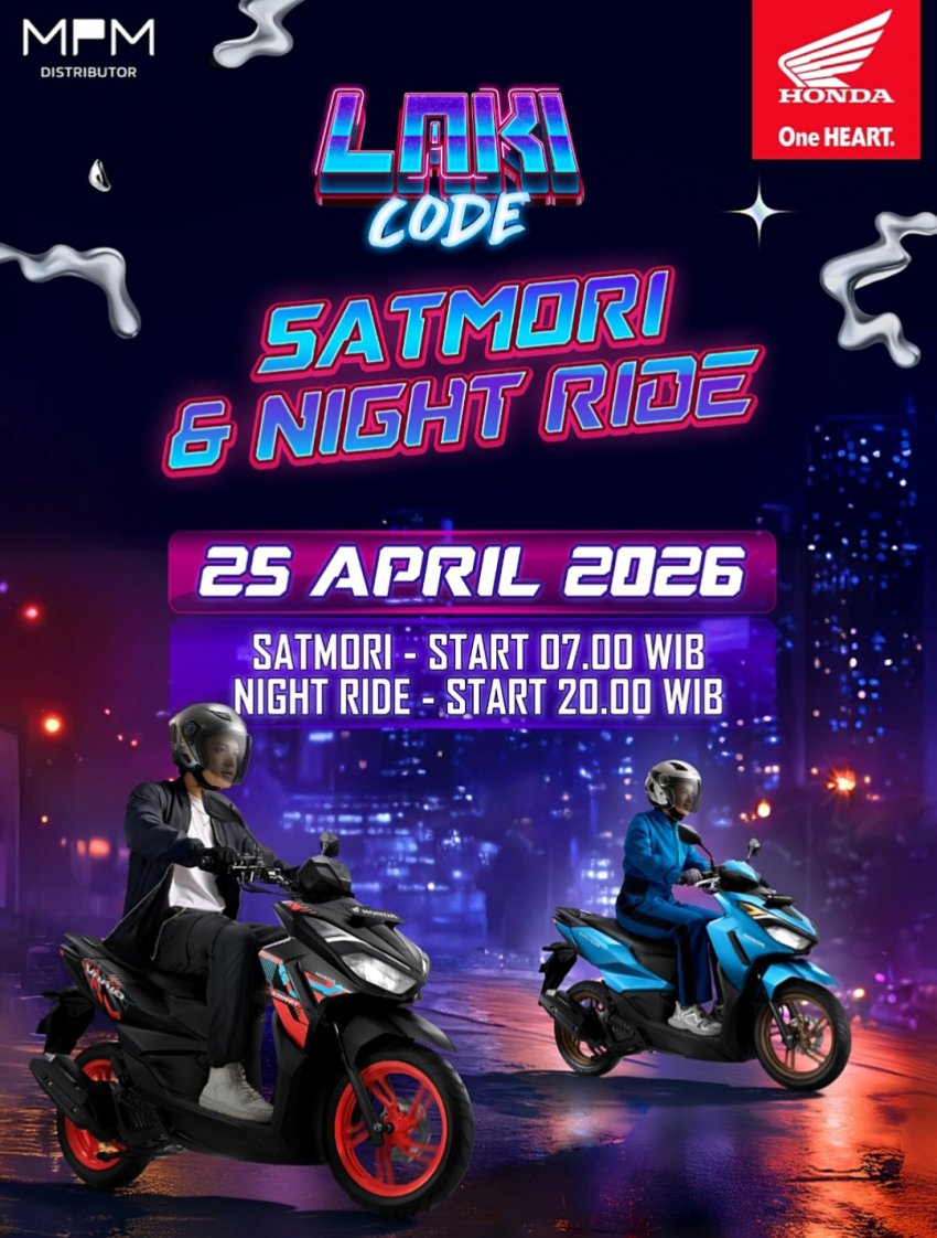 Laki Code Hadir di Blitar, Sajikan Modif Contest hingga Night Ride Seru
