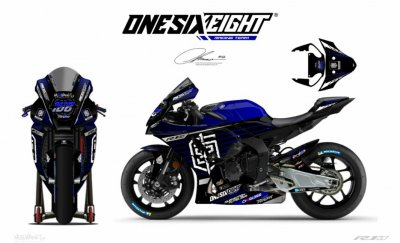 Livery Onesixeight Supersport Team 2022. Tampil lebih tangguh, berbalut keprofesionalan team, meakipun dalam lingkup hobi. 