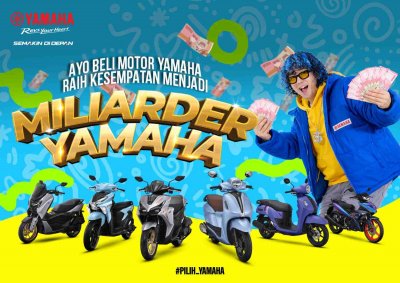 Program Miliarder Yamaha 2026, Beli Motor Yamaha Berkesempatan Dapat 1 Miliar