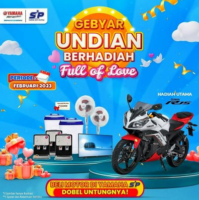 YAMAHA STSJ BERIKAN KEJUTAN VALENTINE, BELI MOTOR DAPAT MOTOR