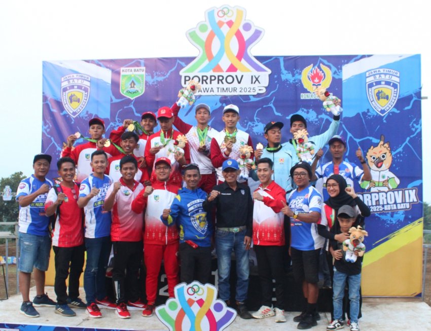 Biangnya Pengcab IMI Kediri Panen Raya Medali ! di Porprov 2025 Cabor Grasstrack !